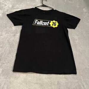 Fallout 76 Shirt Mens Small Black Bethesda Video Game Graphic Tee 2018